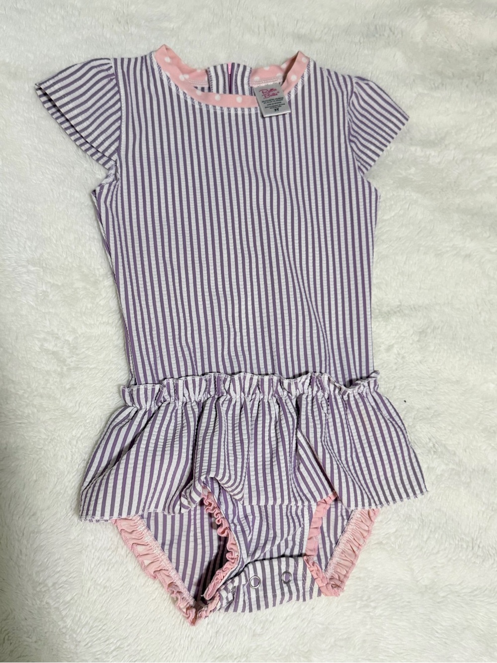 Purple Ruffle Butts Swim size 3t